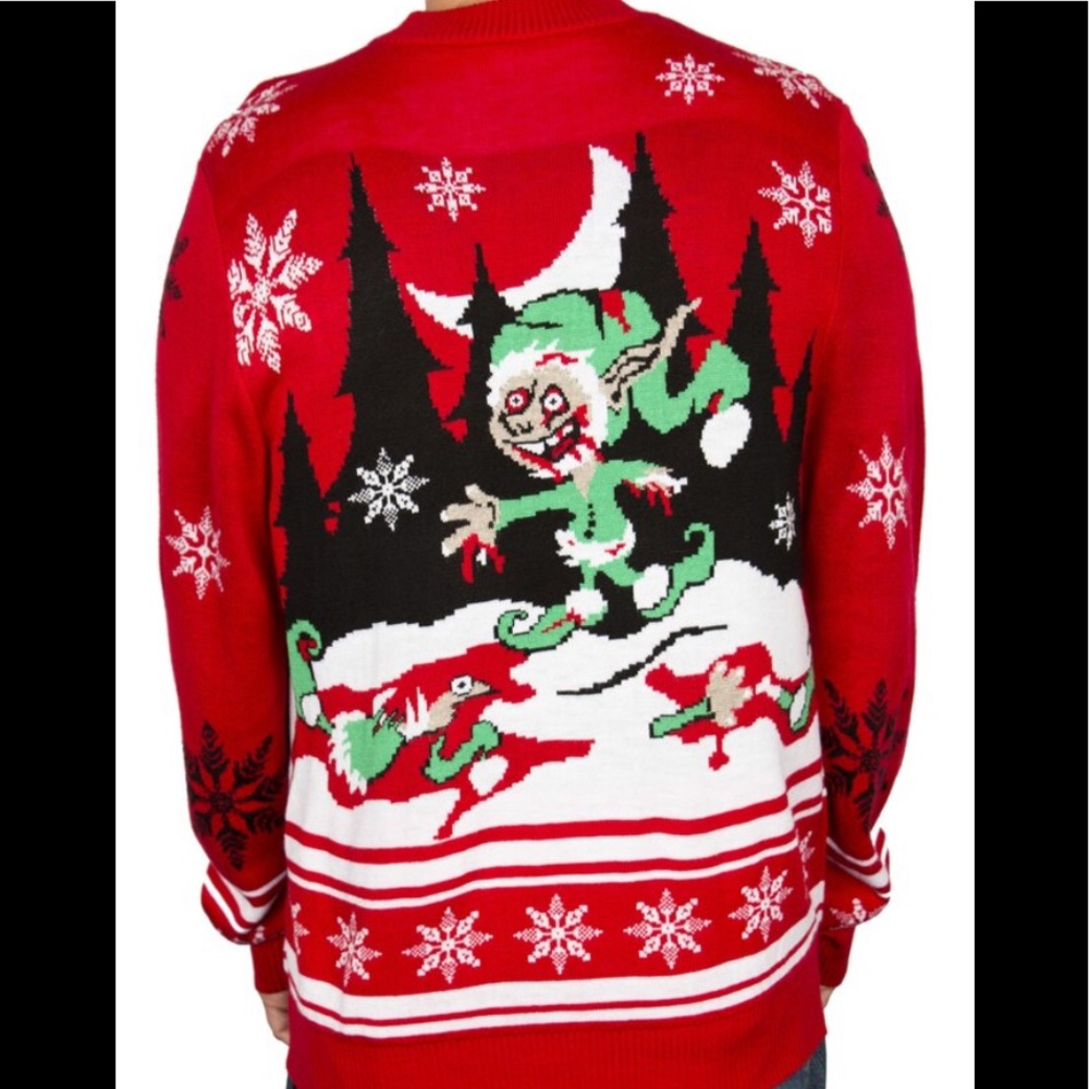 Zombie Christmas Sweater - Picture 5 of 8
